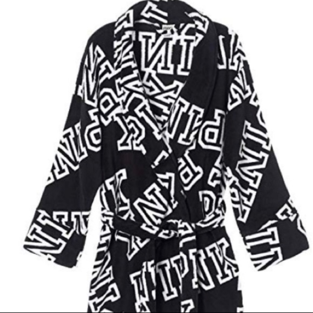 Bath‎ Robe PINK BRANDED Victoria Secret